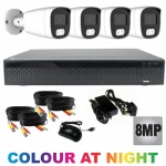 8Mp Colour Night Vision CCTV  Camera Kit